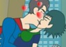 Super Homem Beija a Namorada